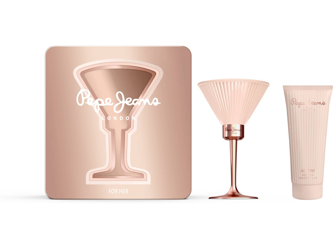 Cofre de Perfume PEPE JEANS Addictive Femenino Eau de Parfum (80 ml) + Loción Corporal (100 ml)