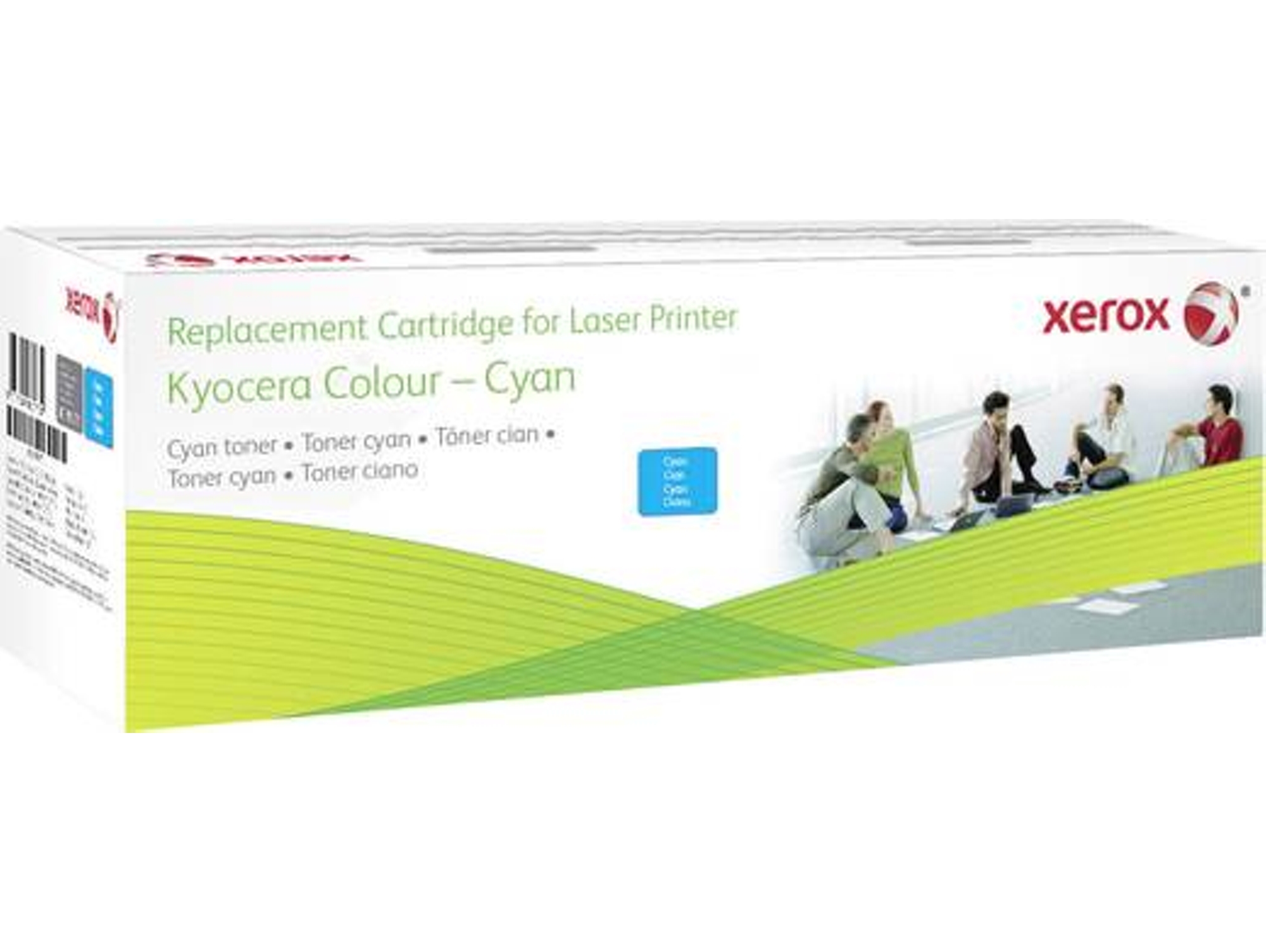 Tóner Xerox Cián   compatible con Kyocera TK-590C