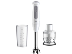 Batidora de Mano + accesorios BRAUN MQ50201MWH (1000 W - Blanco y Gris)