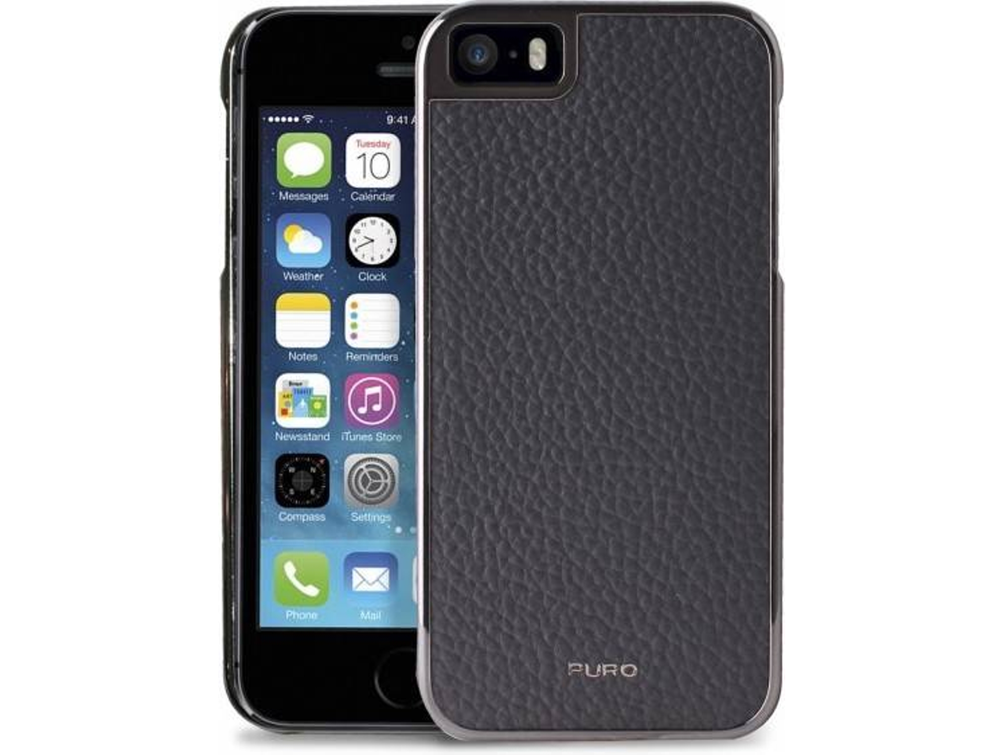 Carcasa iPhone SE, 5, 5s PURO Business Gris