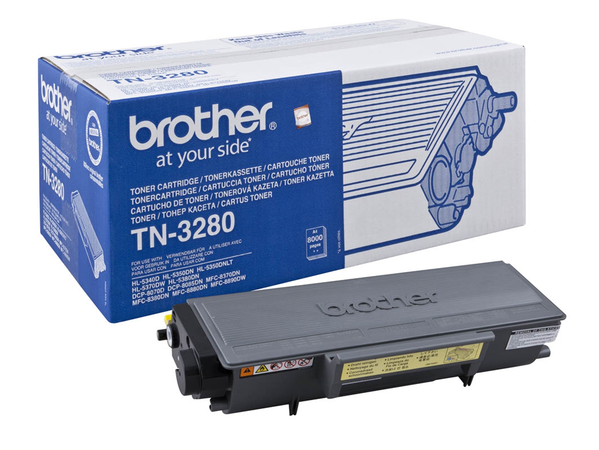 Cartucho de tóner Original BROTHER TN3280 Negro 8.000 páginas