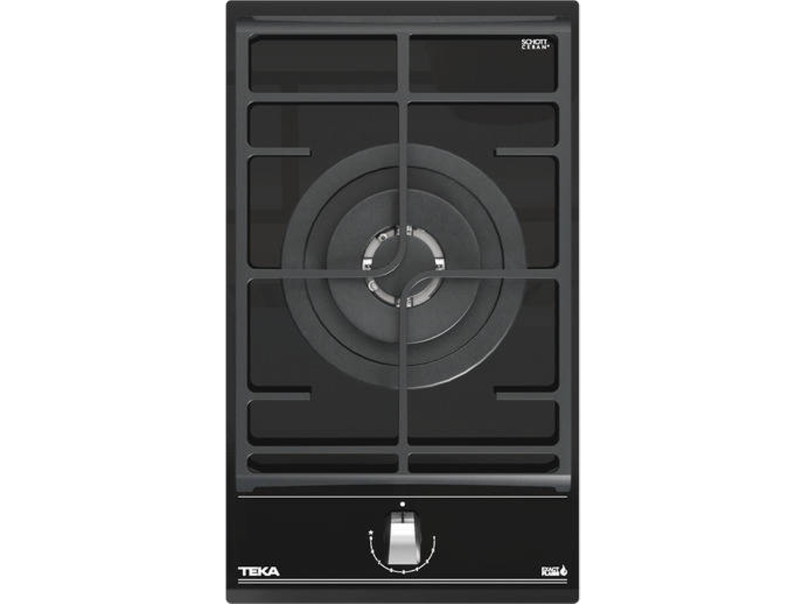 Placa de Gas TEKA GZC 31330 XBN (Gas Natural - 30 cm - Negro)