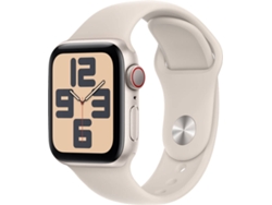 APPLE Watch SE GPS+Cellular 40 mm Blanco Estrella con Correa Deportiva Blanco Estrella (Talla: S/M)