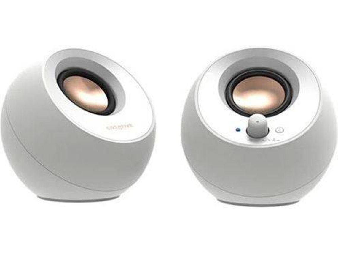 Altavoz CREATIVE Pebble V3 Bluetooth (Blanco)