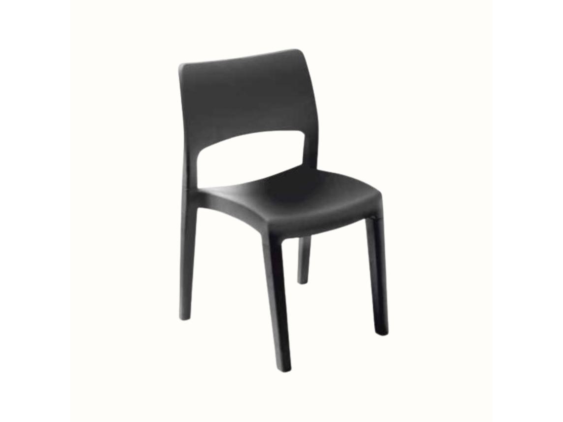 Silla de jardín IPAE PROGARDEN Klik Klak Antracita (50x51x82cm)