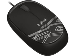 Ratón LOGITECH M105 (Cable USB - Casual - 1000 dpi - Negro)
