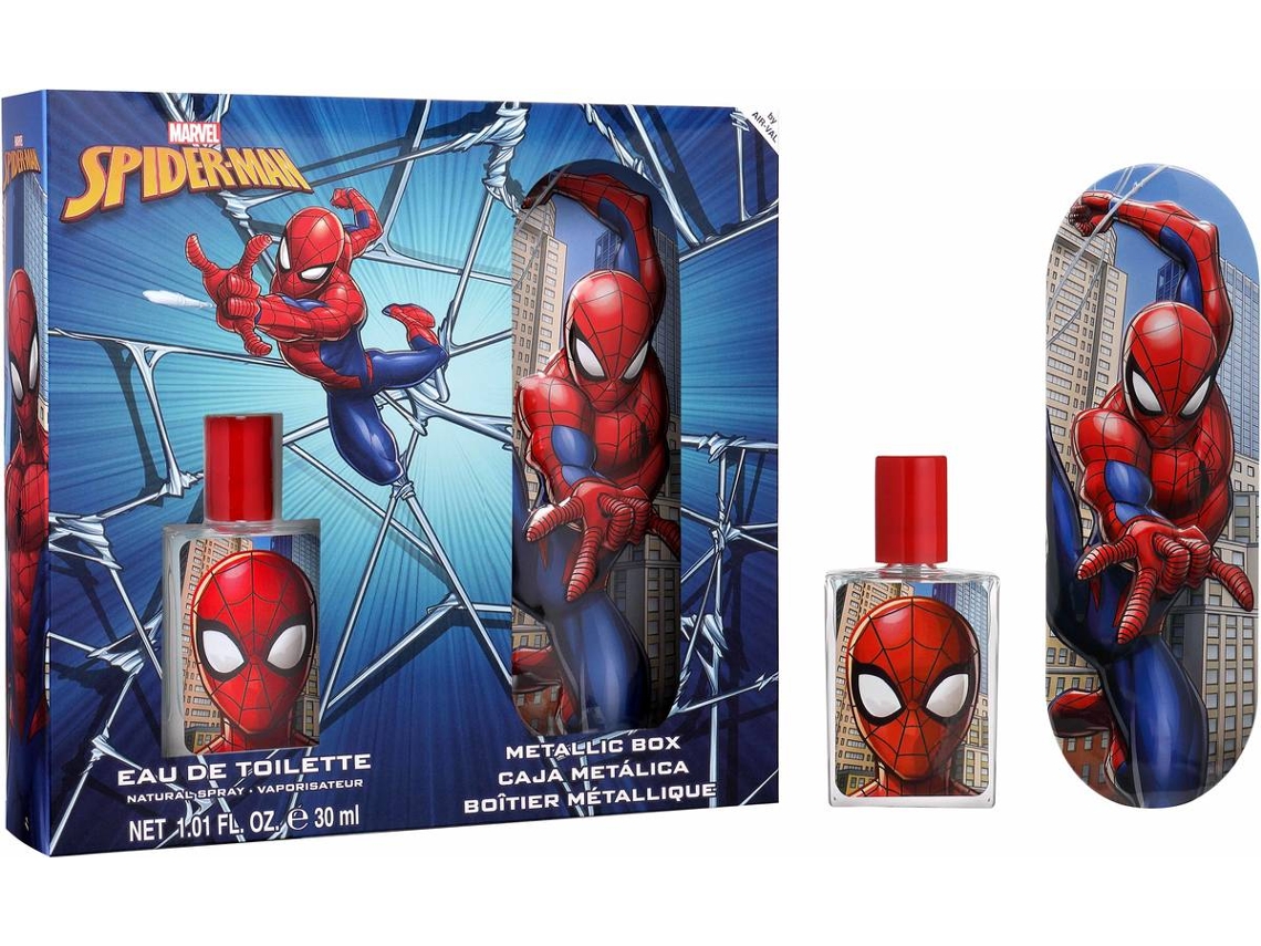 Cofre de Perfume SPIDER-MAN Eau de Toilette (30 ml) + Caja Metálica