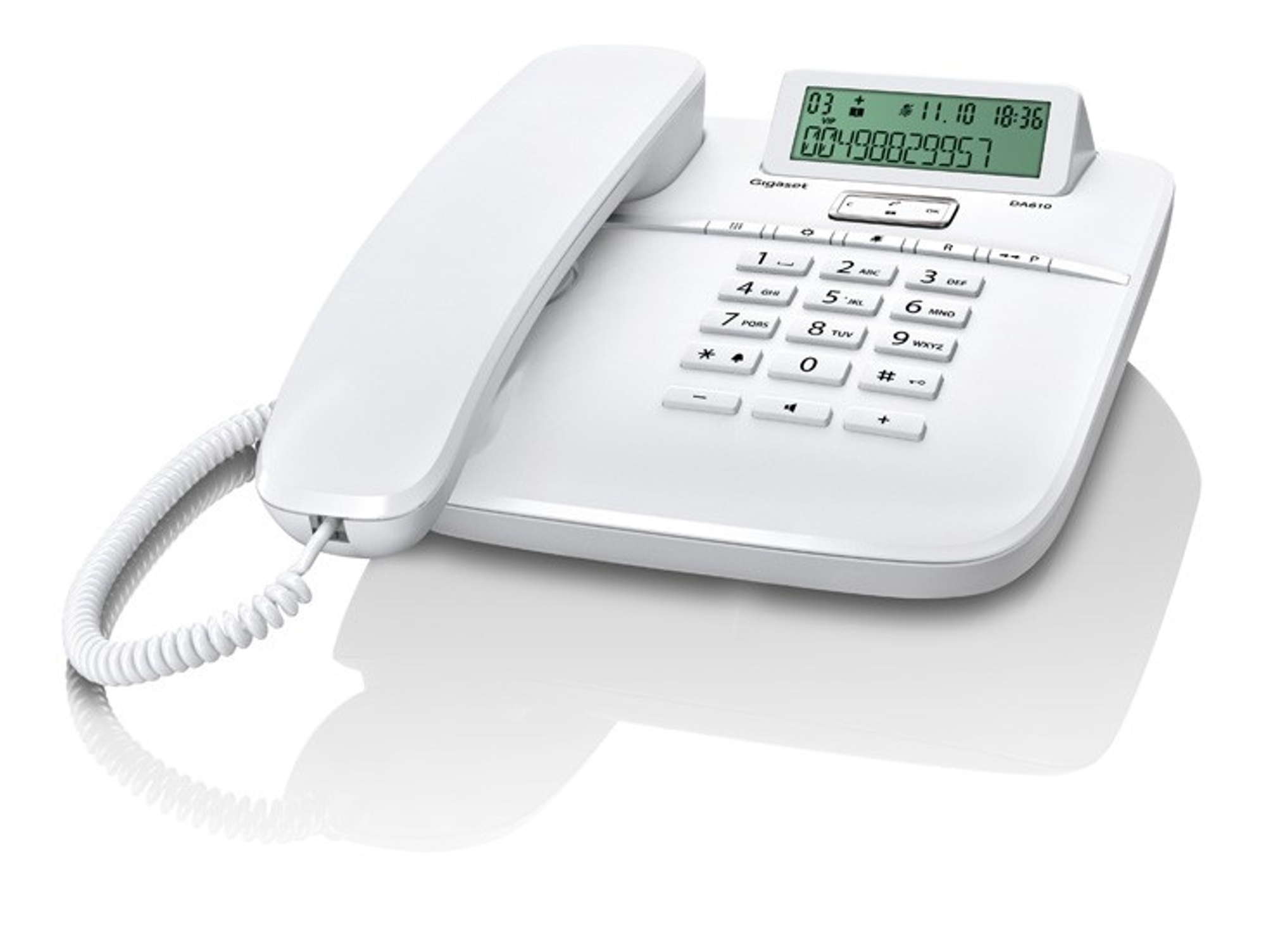 Teléfono Fijo GIGASET DA610 Blanco