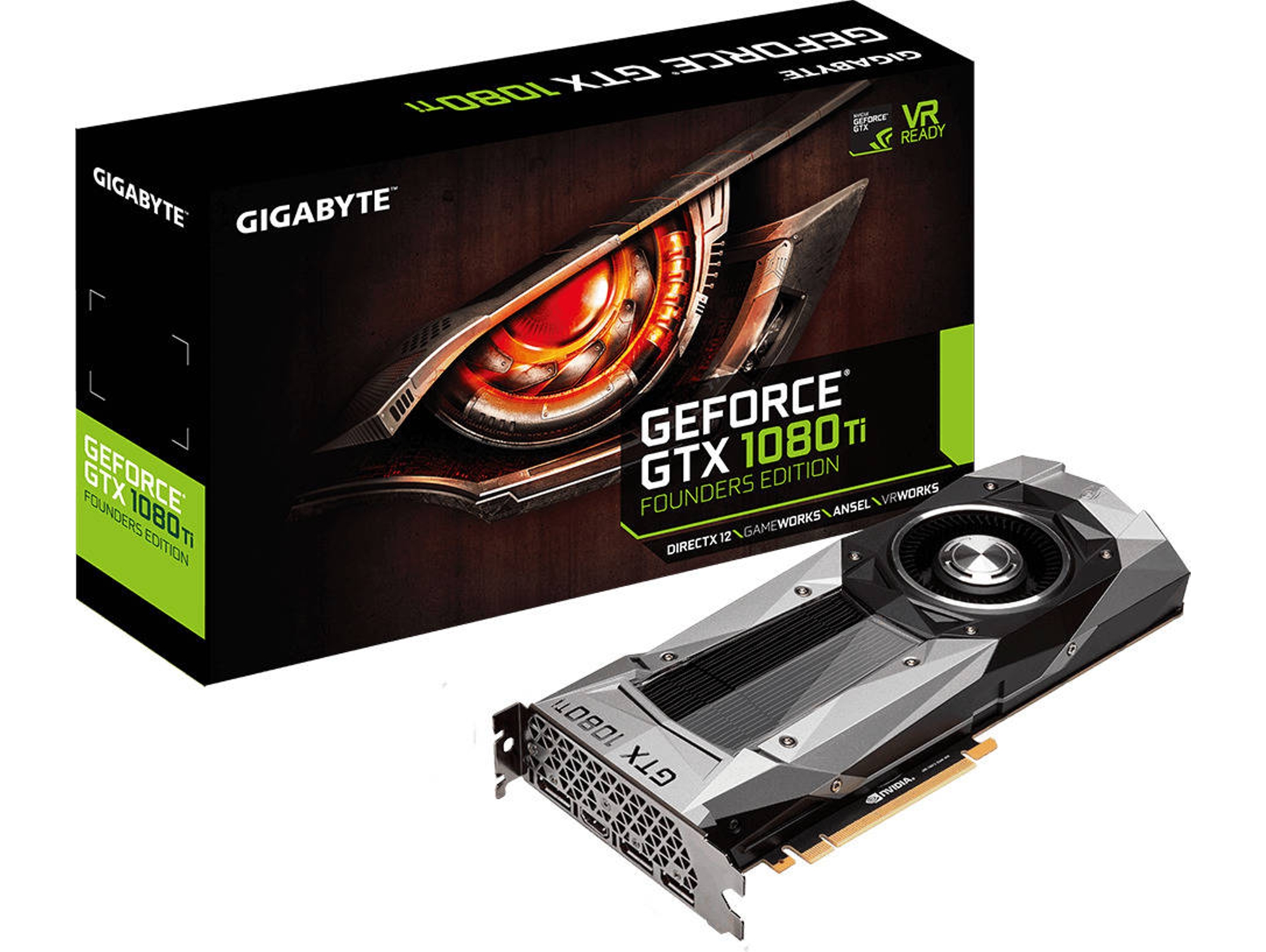 Tarjeta Gráfica GIGABYTE GeForce GTX 1080 Ti Founders Edition