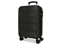 Maleta de Cabina ROLL ROAD Flex Extensible Negro (38x55x20+5cm - 35L)
