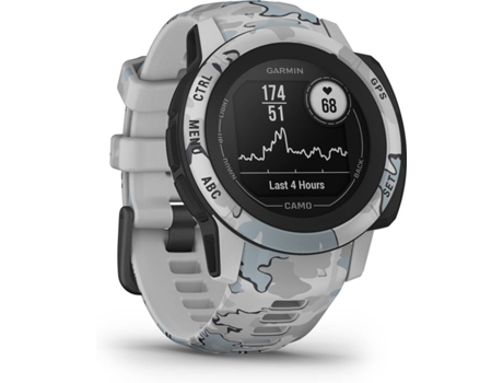 Reloj Deportivo GARMIN Instinct 2S Camo (Bluetooth  - Hasta 28 días de autonomía - Gris)