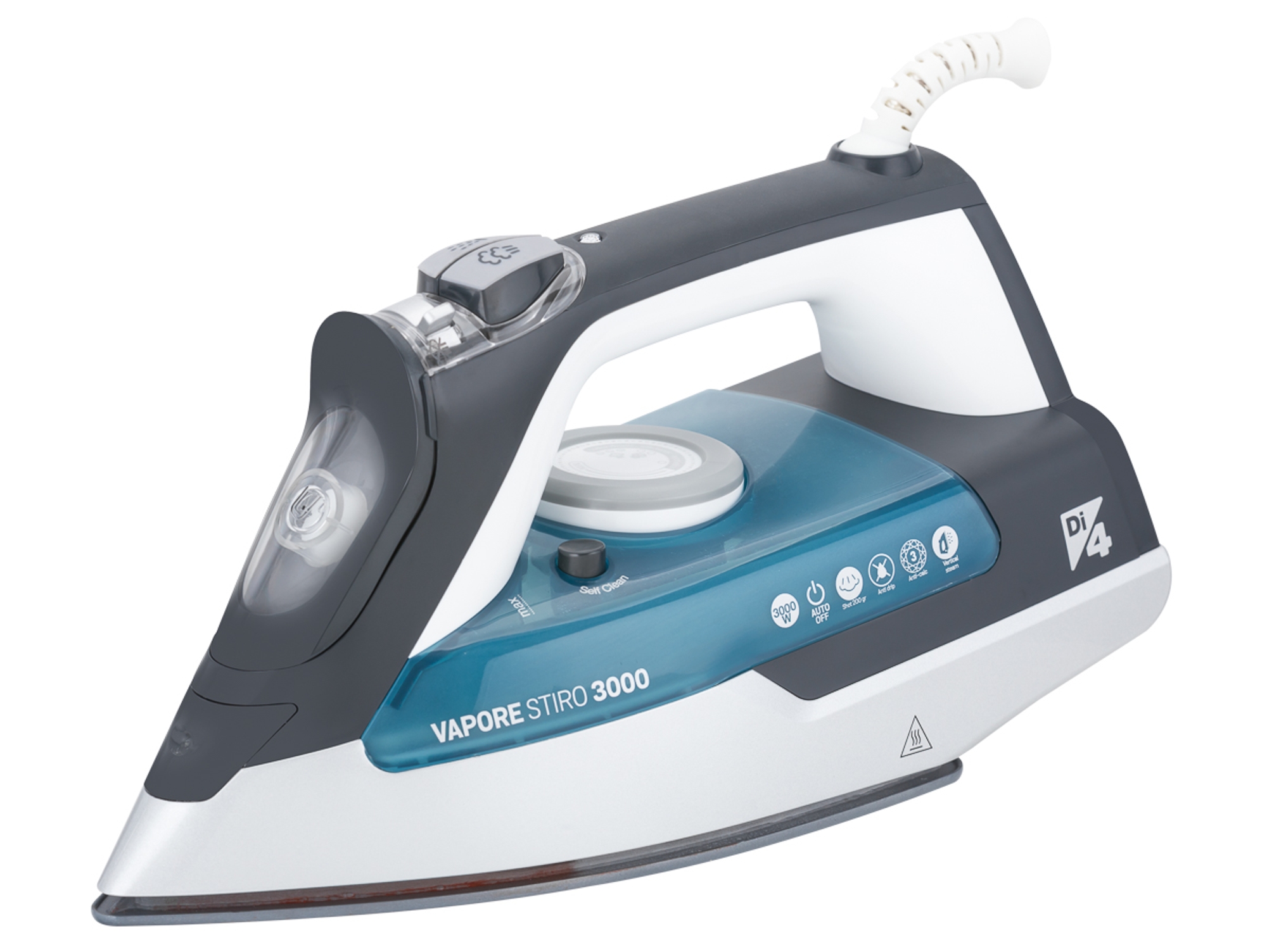 Plancha de Vapor DI4 Vapore Stiro 3000 (Caja Abierta - Chorro Vapor: 200 g/min - Suela: Cerámica)