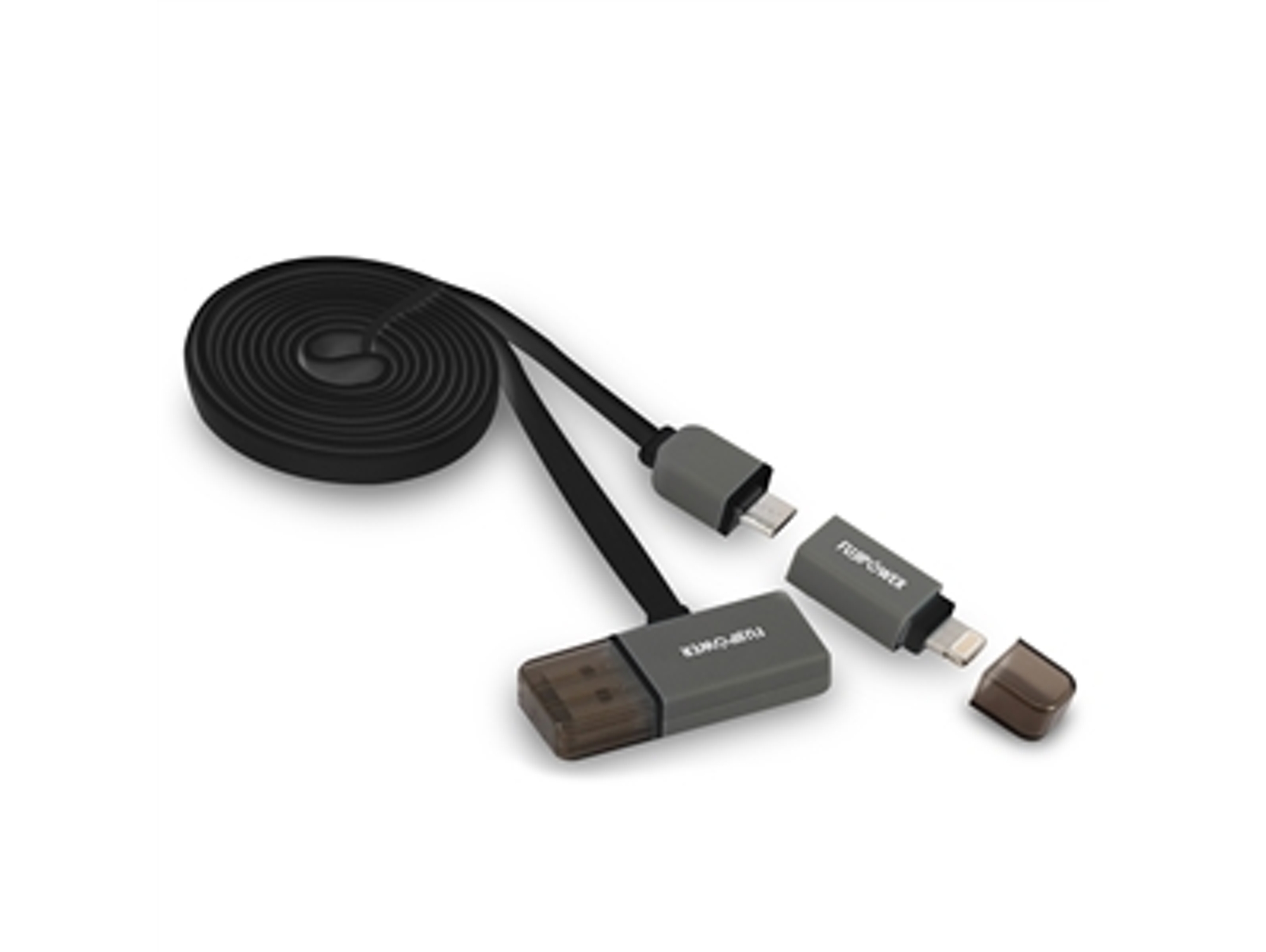 Cable USB Carga/Sincronización Negro M FUJIPOWER