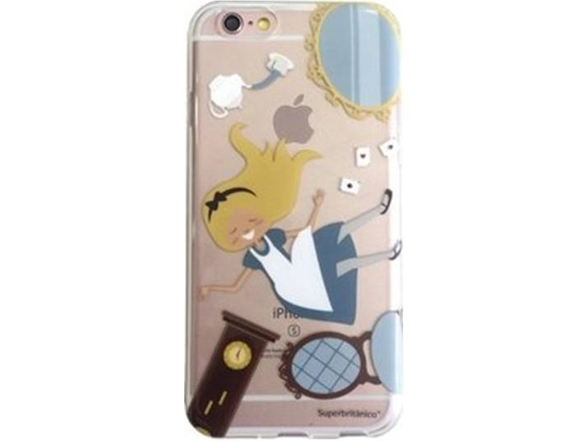 Carcasa iPhone 6, 6s SUPER BRITANICO Alicia Multicolor