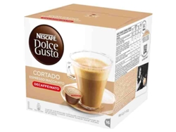 Cápsulas Café DOLCE GUSTO Cortado Espresso Macchiato DesCafeinado — 16 cápsulas