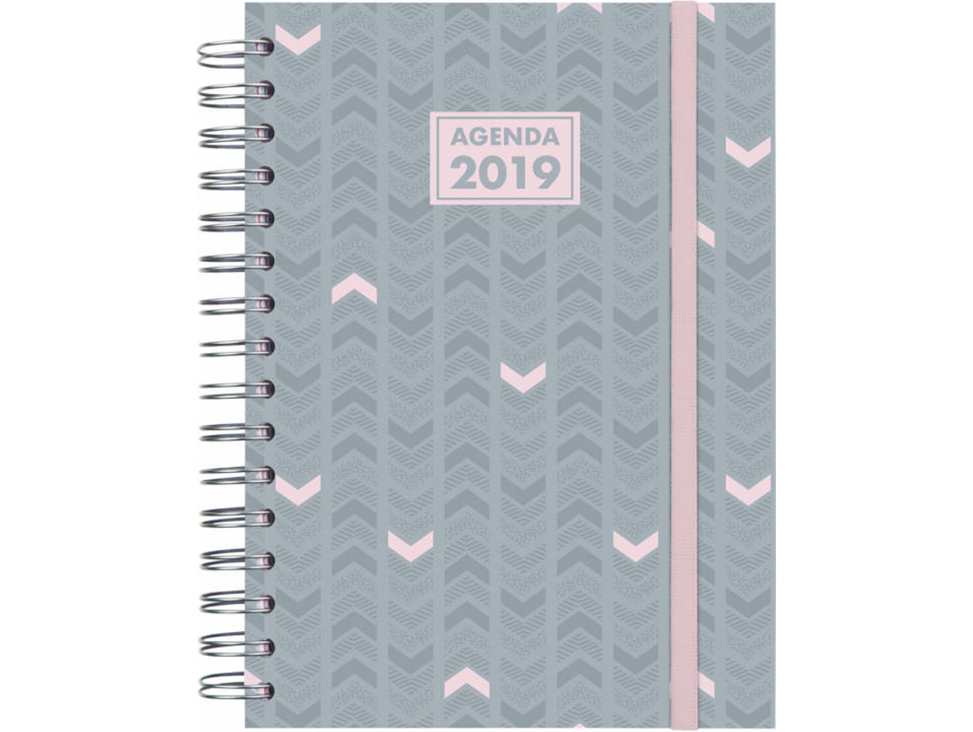 Agenda FINOCAM Espiga E10 2018/2019 (21.5 x 15.5 x 2.6 cm - Vista: Diária)