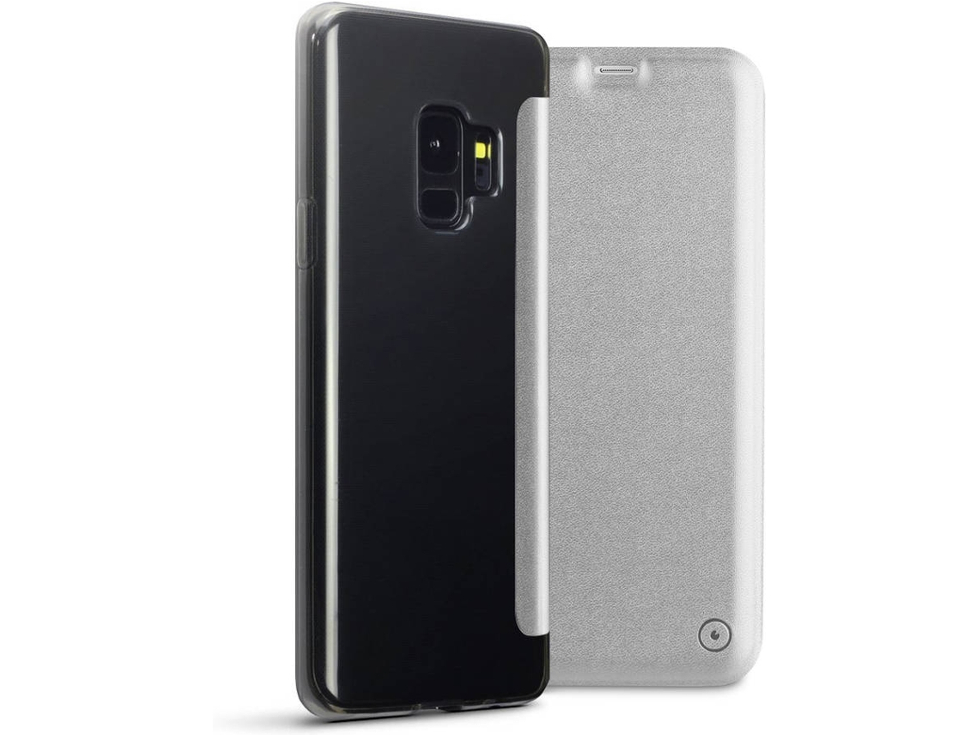 Funda Samsung Galaxy S9 MUVIT Folio Plateado