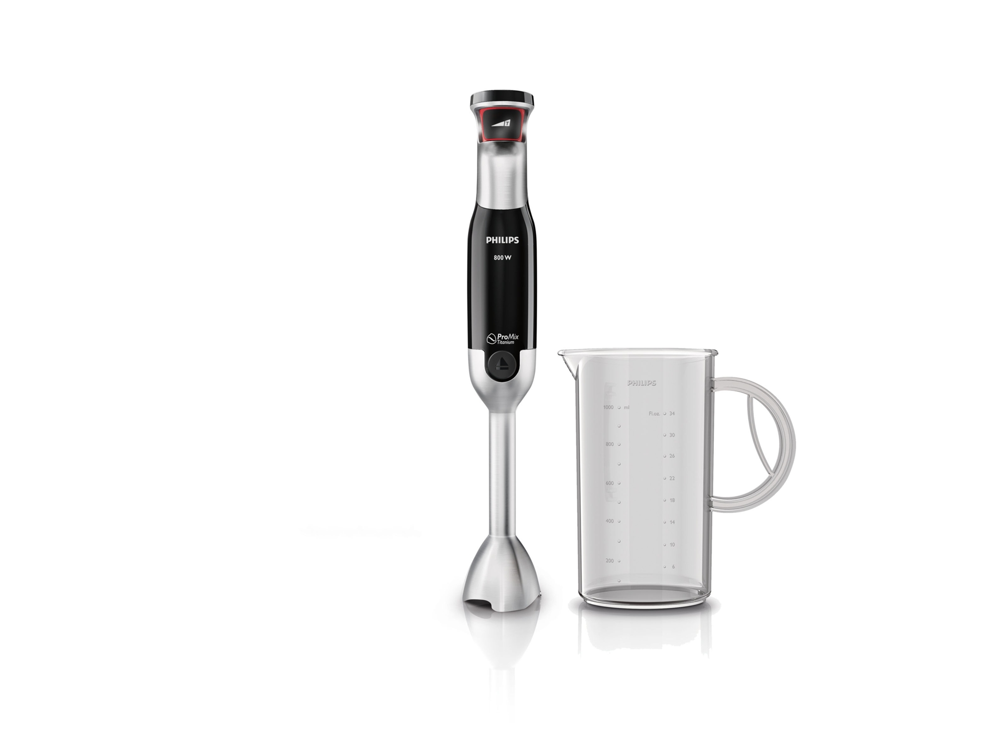 Batidora de Mano  PHILIPS HR1670/90 (800 W - Negro)