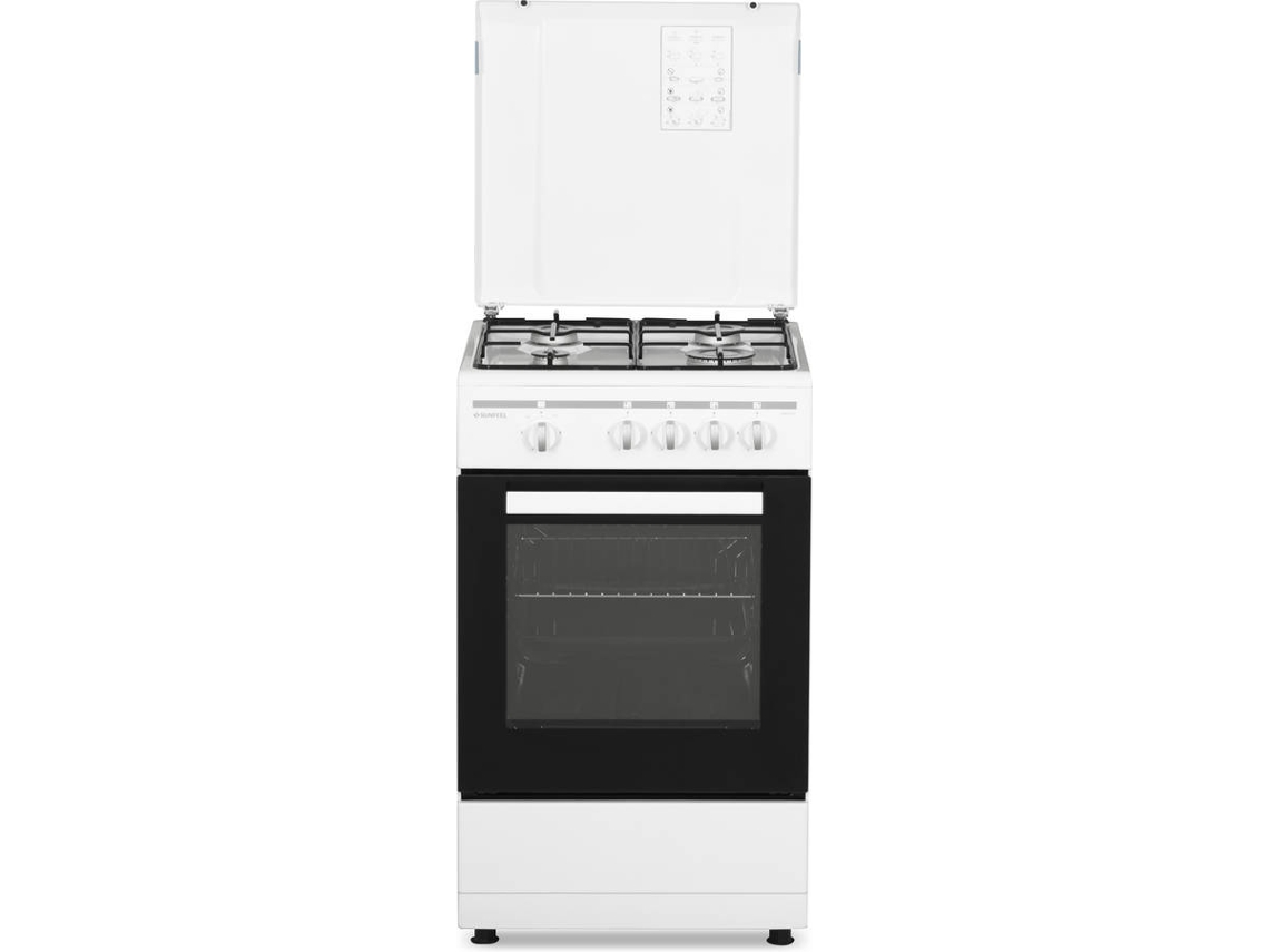 Cocina SUNFEEL CGS4F50 (43 L - Gas Butano-Propano - Blanco)