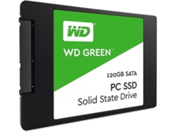 Disco SSD Interno WESTERN DIGITAL Green 3D WDS120G2G0A (120 GB - SATA - 540 MB/s)