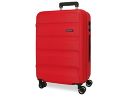 Maleta de Viaje Mediana ROLL ROAD Flex Rojo (65x46x23cm - 56L)