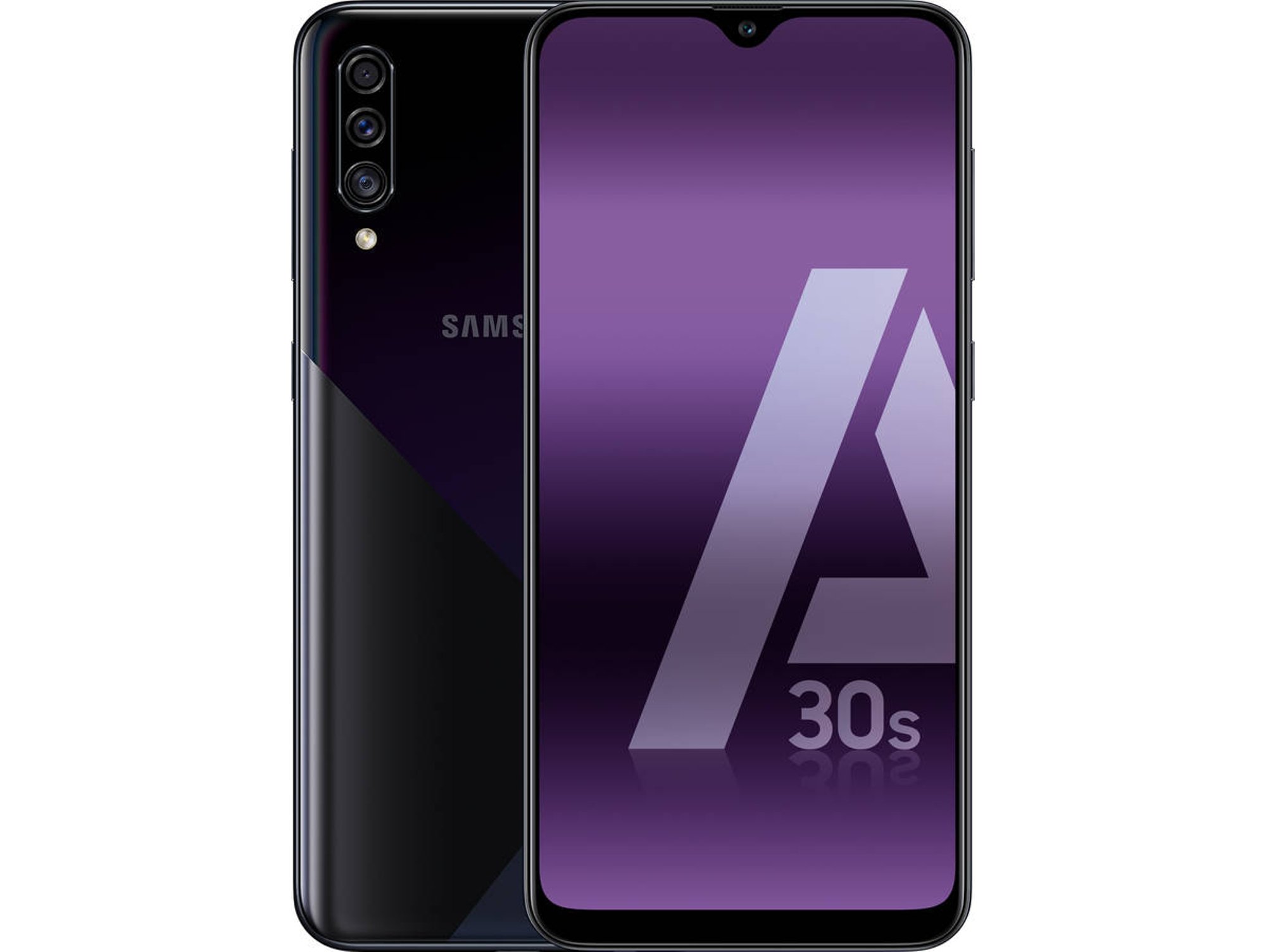 Smartphone SAMSUNG Galaxy A30s (6.4'' - 4 GB - 128 GB - Negro)