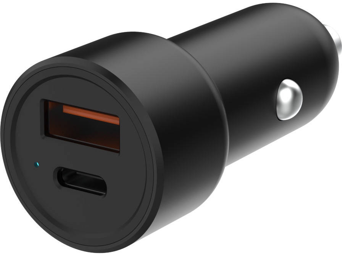 Kit Carregador Auto GOODIS 65W (1M - USB A+C - Negro)
