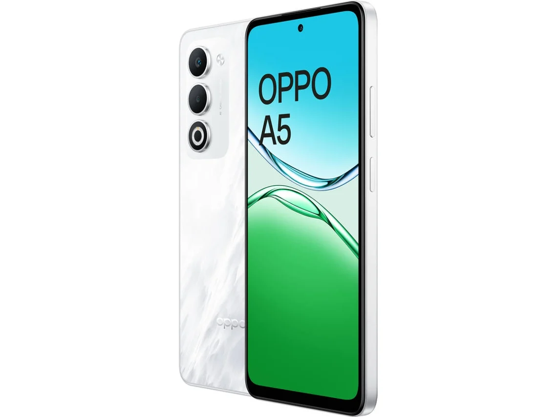 Smartphone OPPO A5 (6.67'' - 6 GB - 128 GB - Blanco) | Worten Canarias