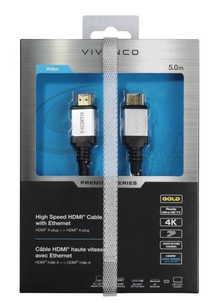 Cable VIVANCO Premium HDMI 5M 4K