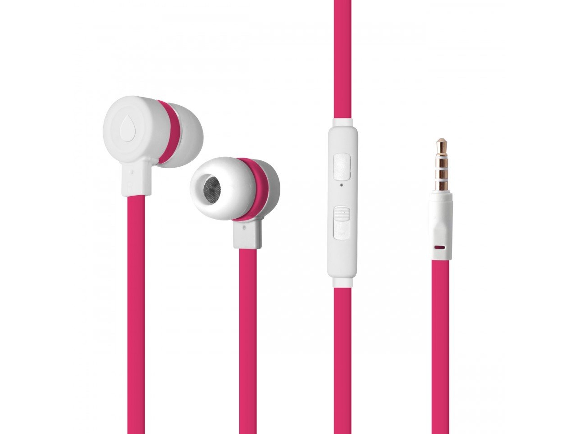 Auriculares con Cable PURO Iphf16 (In Ear - Micrófono - Rosa)
