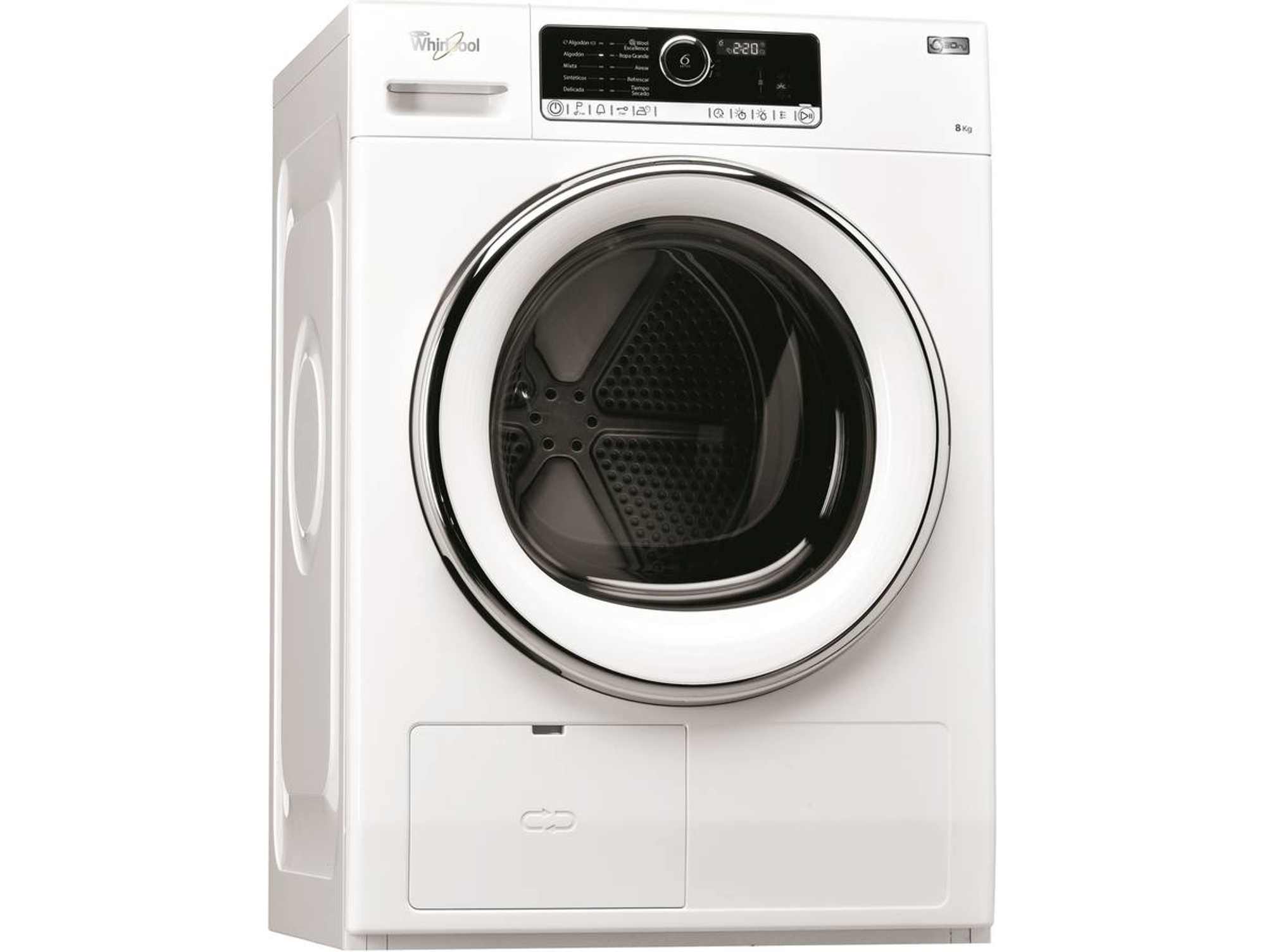 Secadora Reacondicionada WHIRLPOOL HSCX 0424 (Grado A - 8 kg - Bomba de Calor - Blanco)