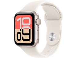  APPLE Watch SE 3 GPS 40 mm Blanco Estrella Aluminio con Correa Deportiva Blanco Estrella (Tamaño M/L)