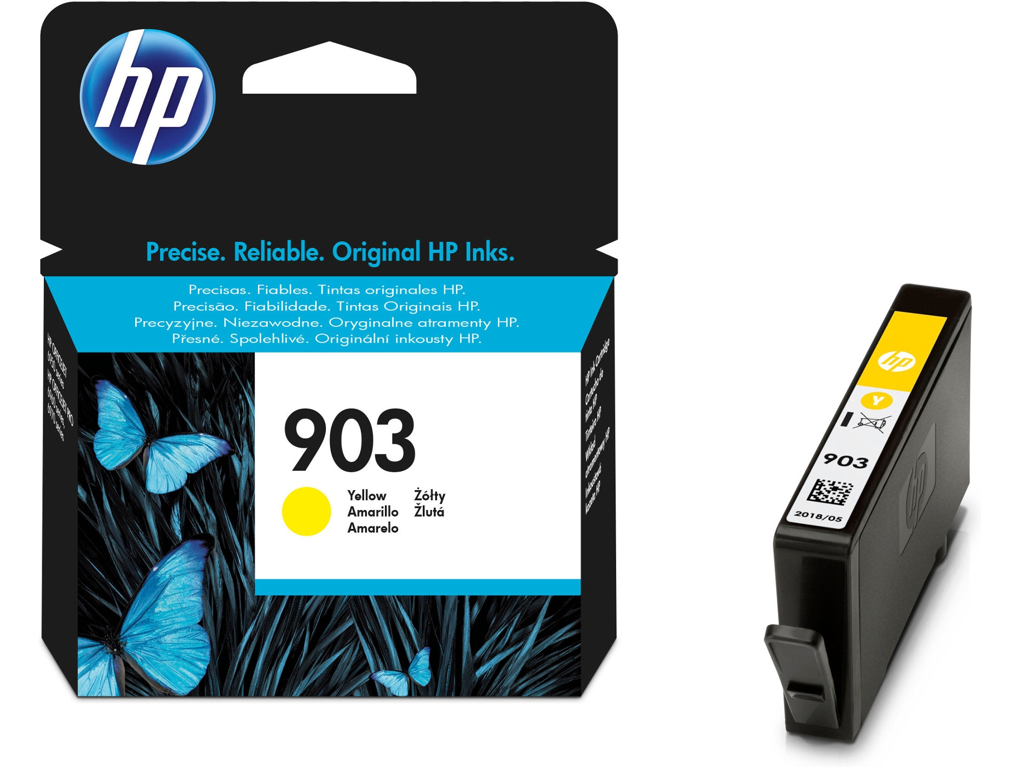 Cartucho de tinta HP 903 amarillo original (T6L95AE)