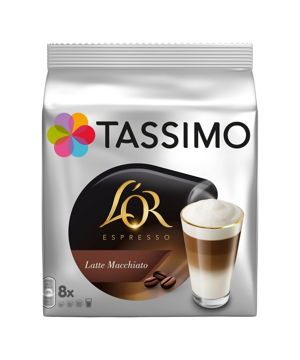 Cápsulas de Café TASSIMO L'Or Latte Macchiato 8+8