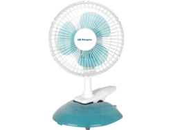 Ventilador de Sobremesa ORBEGOZO TF 0219 (2 velocidades - 8 W - Diámetro: 15 cm)