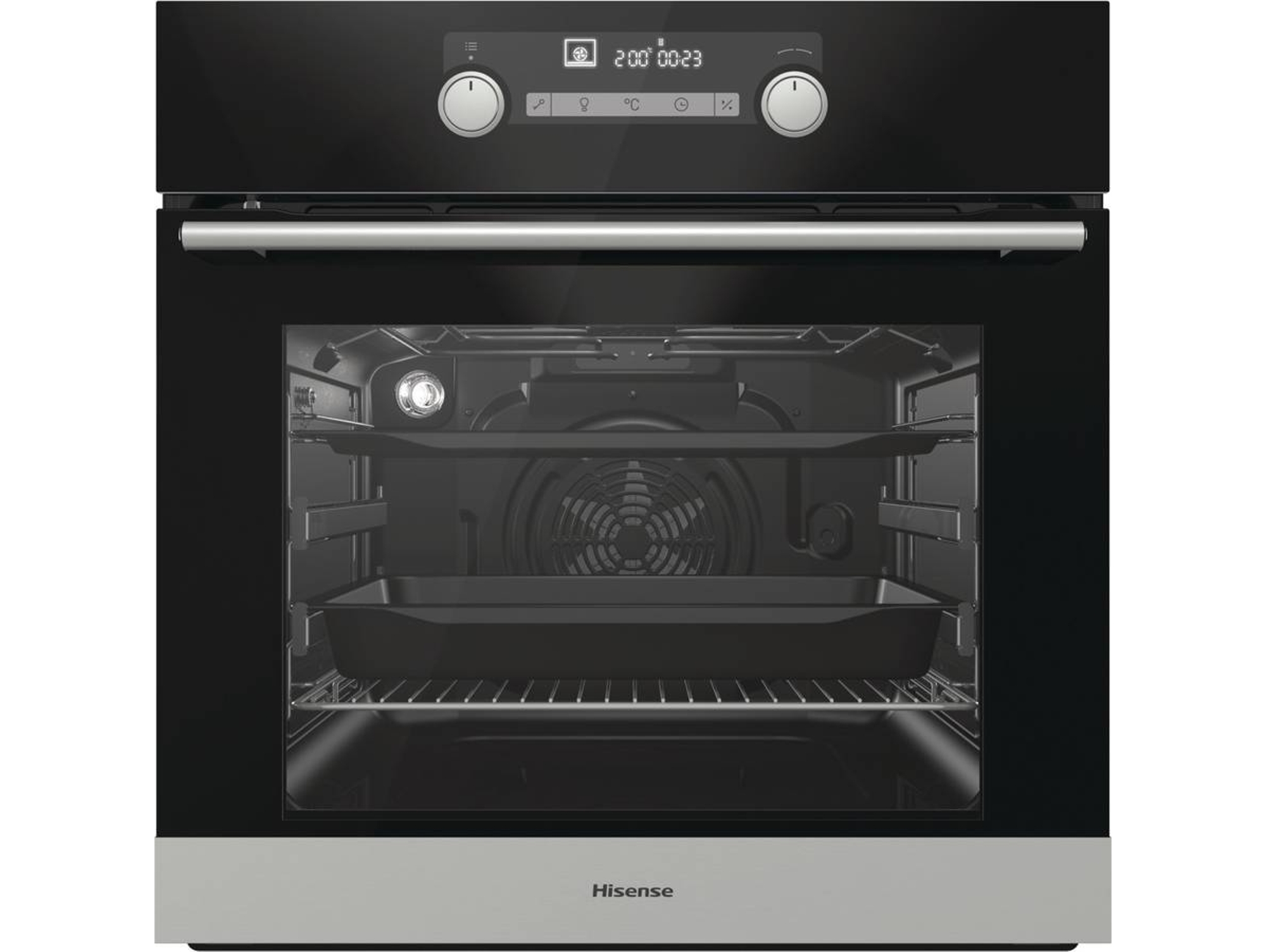 Horno HISENSE BI5323PG (63 L - 59.7 cm - Pirolítico - Negro)