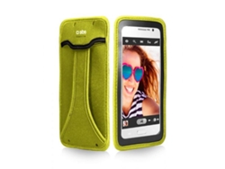 Funda SBS Handy universal hasta 5'' amarillo