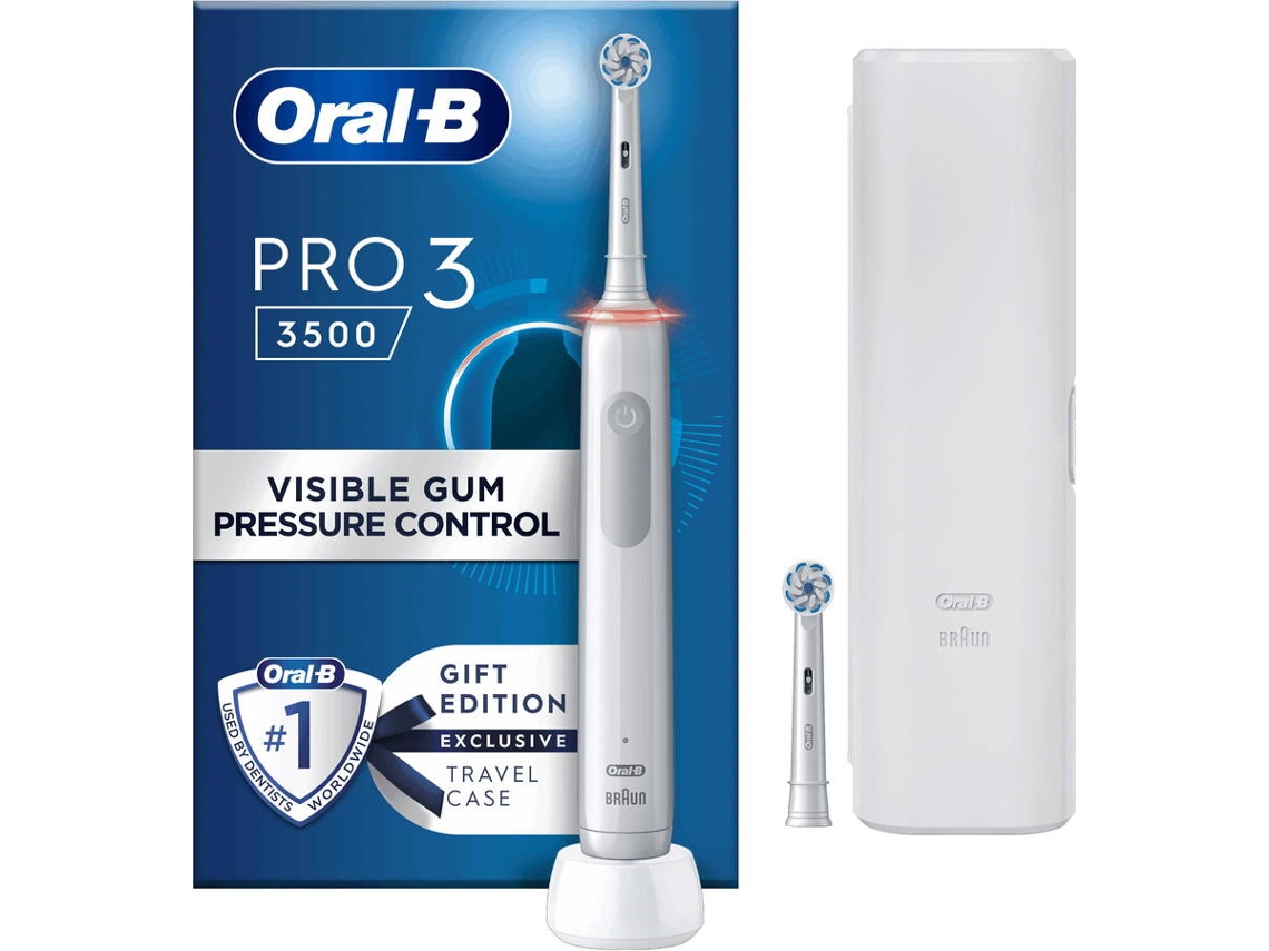 Cepillo de Dientes Eléctrico ORAL-B Pro 3 3500 Blanco