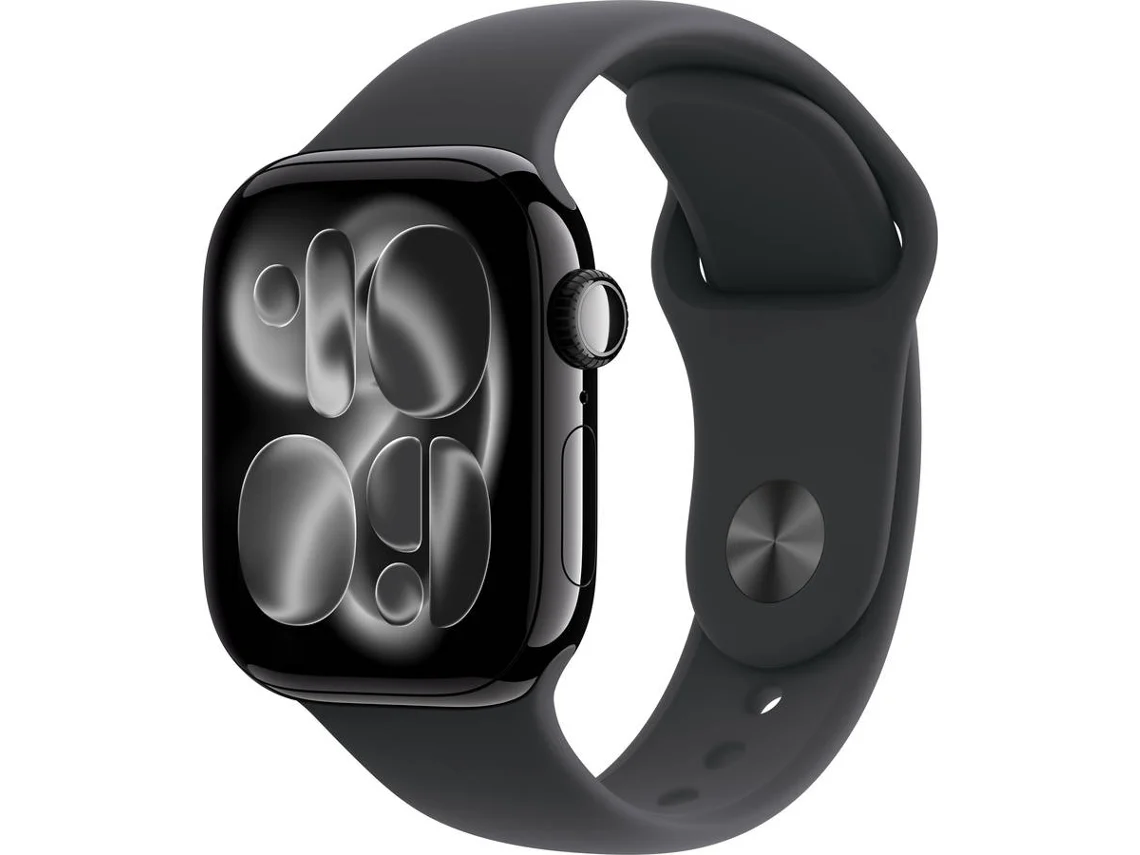  APPLE Watch Series 11 GPS + Cellular 42 mm Negro Azabache Aluminio con Correa Deportiva Negro (Tamaño M/L)