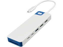 Hub de Interfaz HYPER HD4103BUGL (7 Puertos - Blanco)  