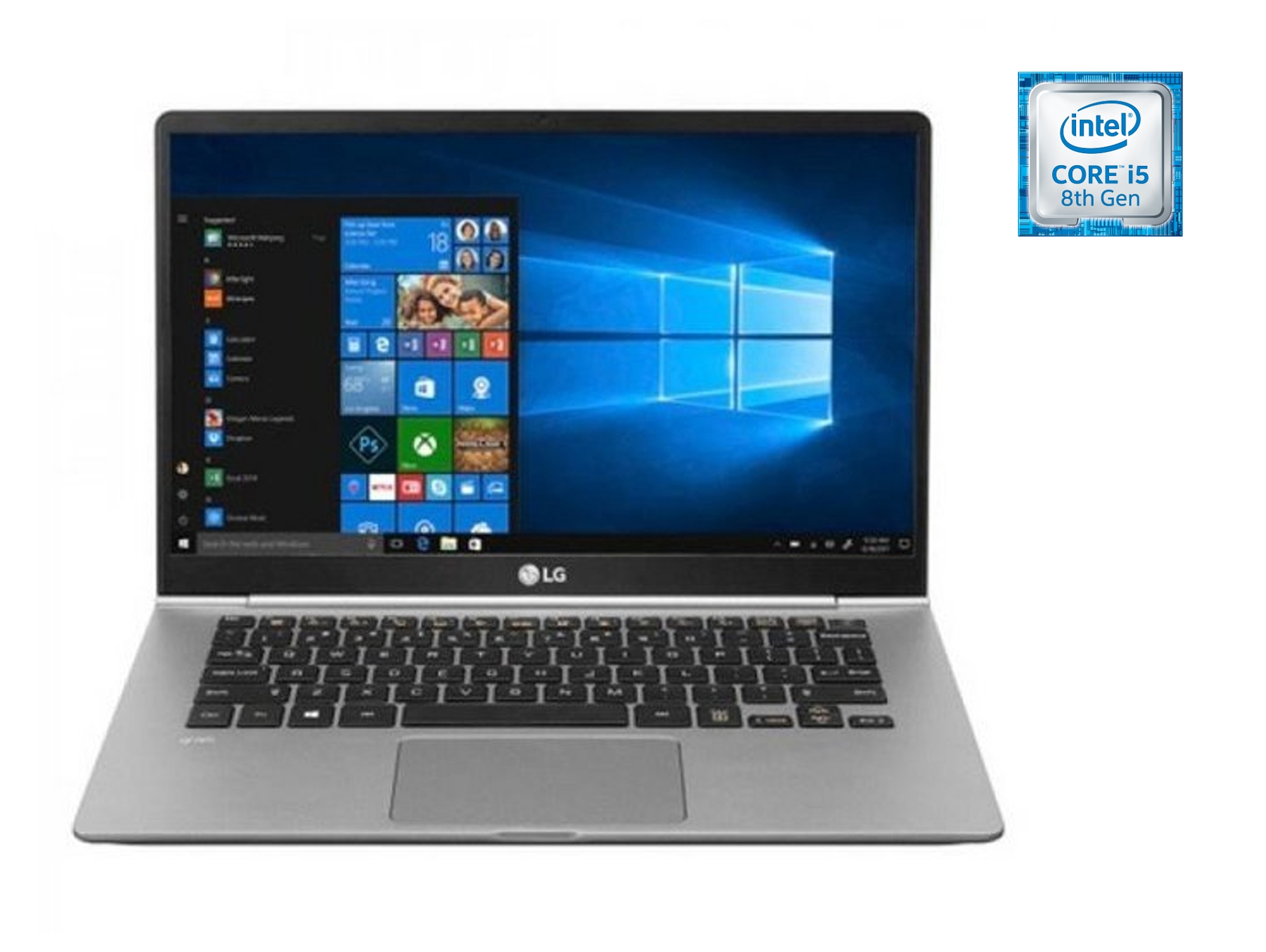 Portátil LG Gram 14Z980 (14'' - Intel Core i5-8250U - RAM: 8 GB - 256 GB SSD - Intel UHD 620)