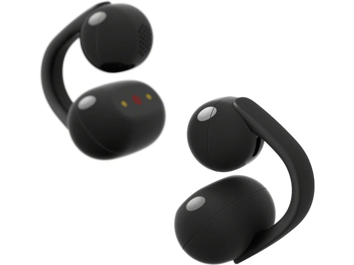 Auriculares SONY Linkbuds CLIP WF-LC900B (Open Ear - Microfóno - Negro)
