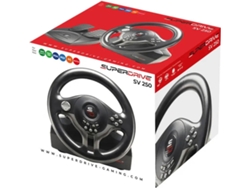 Volante + Pedales SUPERDRIVE SV 200 (Multiplataforma - Negro)