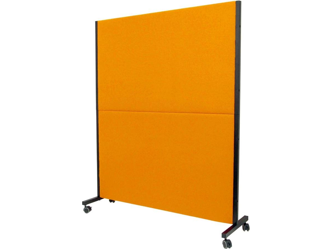 Biombo PYC Valdeganga  Naranja ((L) 130 x (P) 5 x (A) 160 - 160 cm - Tela)