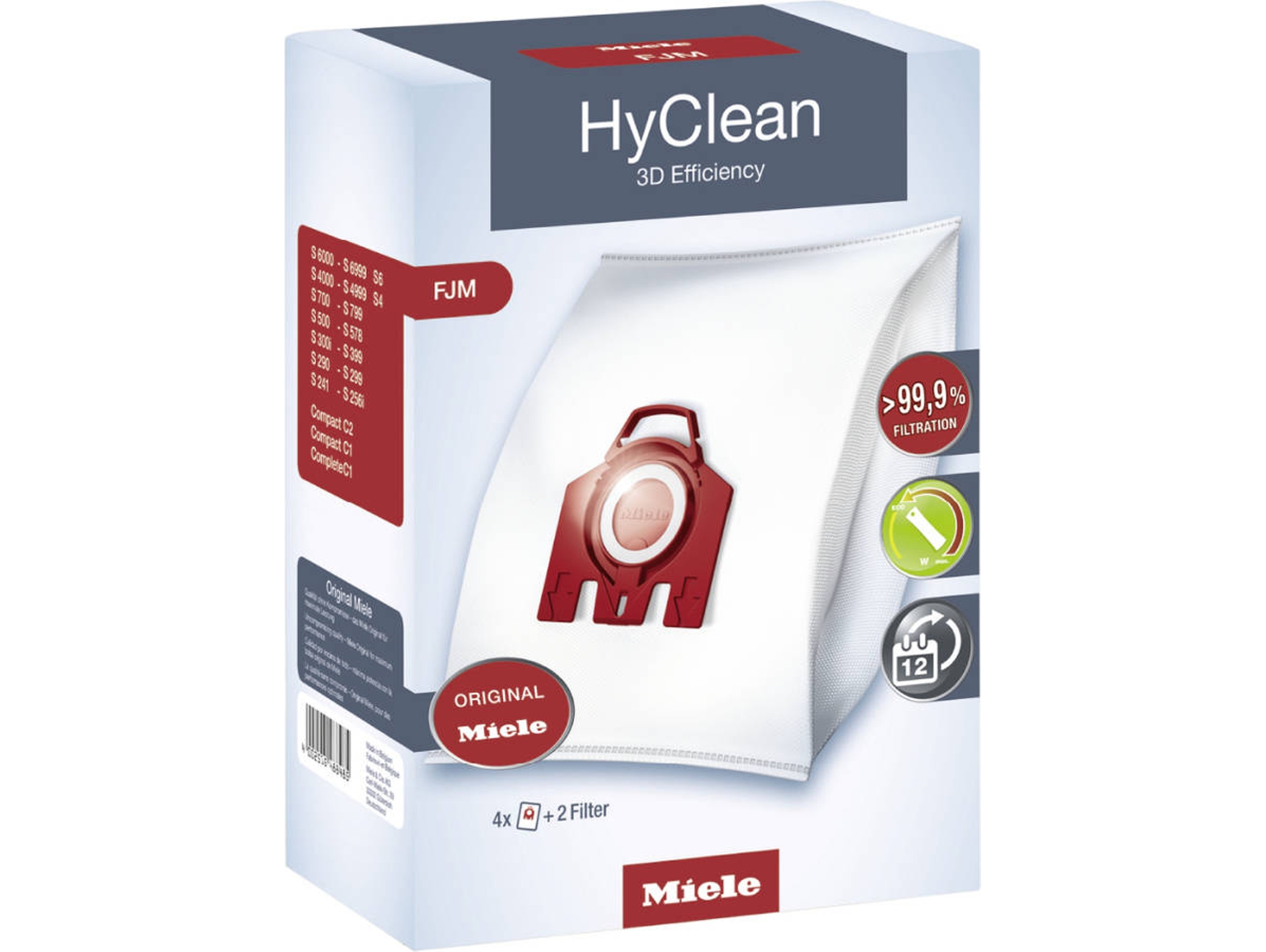 Bolsa de Aspiradoraa MIELE FJM HyClean 3D Efficiency (1 unidad)