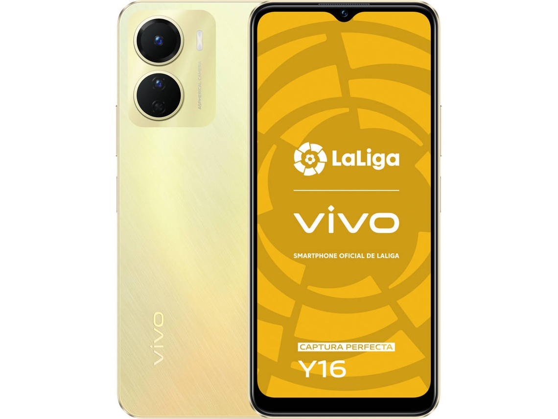 Smartphone VIVO Y16 (6.5'' - 4 GB - 128 GB - Dorado)