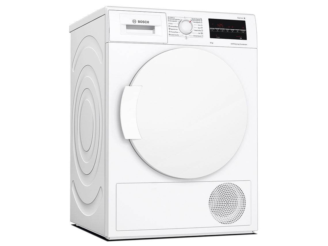 Secadora BOSCH WTW87641ES (7 kg - Bomba de Calor - Blanco)