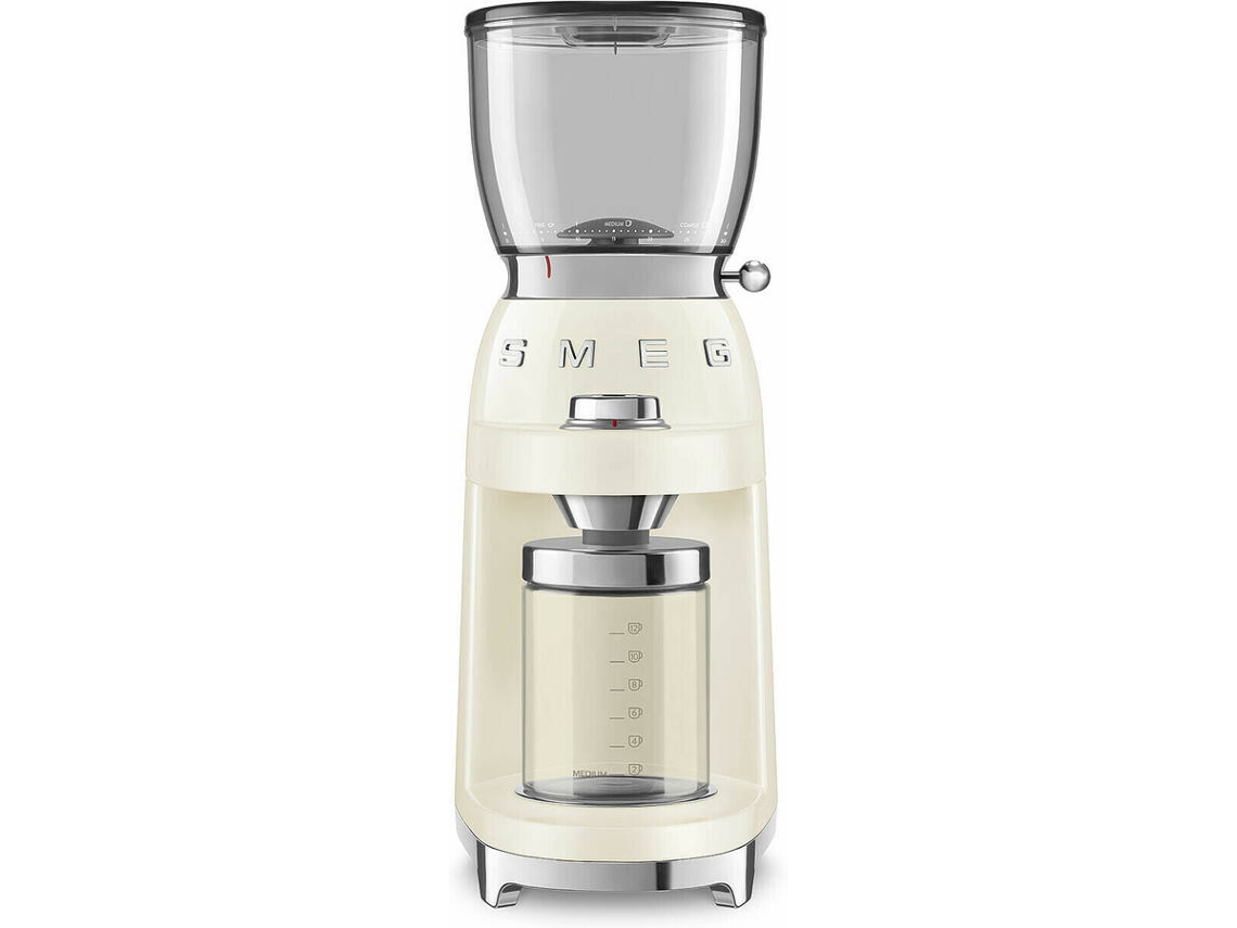 Molinillo de Café SMEG CGF11CREU (Capacidad: 130 g - 150 W - Crema)