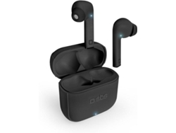 Auriculares Bluetooth True Wireless SBS Beat Free (In Ear - Micrófono - Negro)