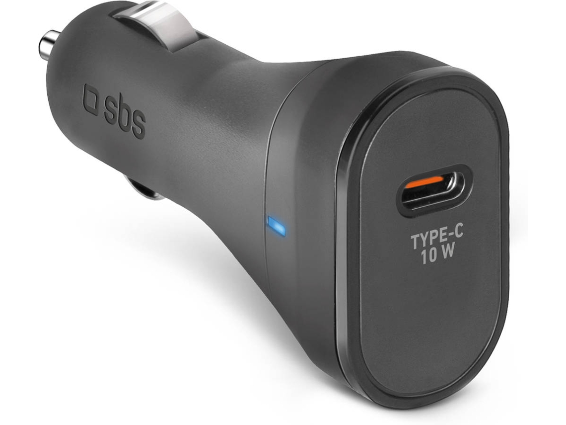 Cargador Auto SBS  TECRTC10W Negro